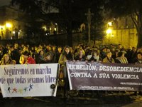 Cientos de personas se concentran en Galicia contra la violencia machista tras el asesinato de una mujer en O Carballiño