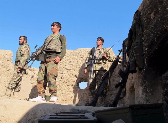 Soldados afganos en la provincia de Helmand