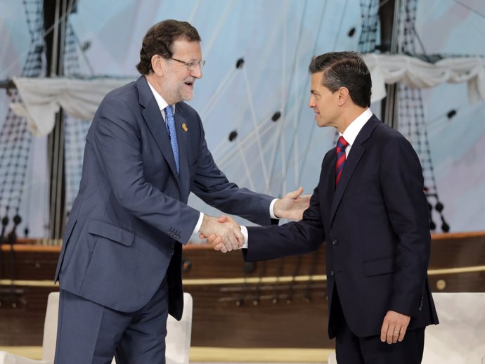 Mariano Rajoy y  Enrique Peña Nieto