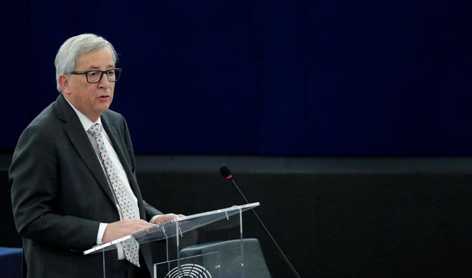 Jean-Claude Juncker en la Eurocámara