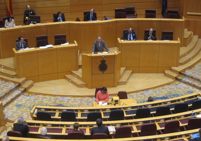 Pleno del Senado durante el debate del Estatuto de Murcia