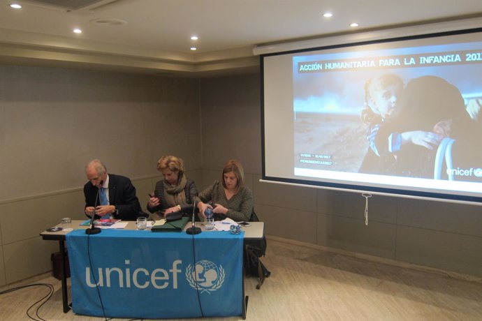 Presentación del informe de Unicef 'Acción Humanitaria para la Infancia 2017' 
