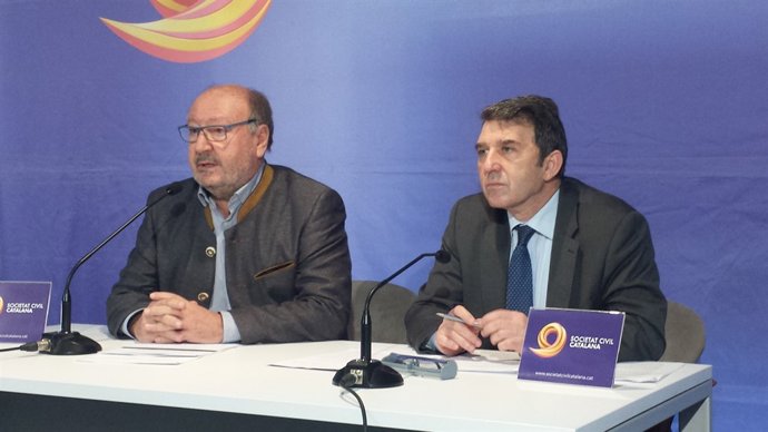 El presidente de SCC, Mariano Gomà, y el vicepresidente, José Domingo