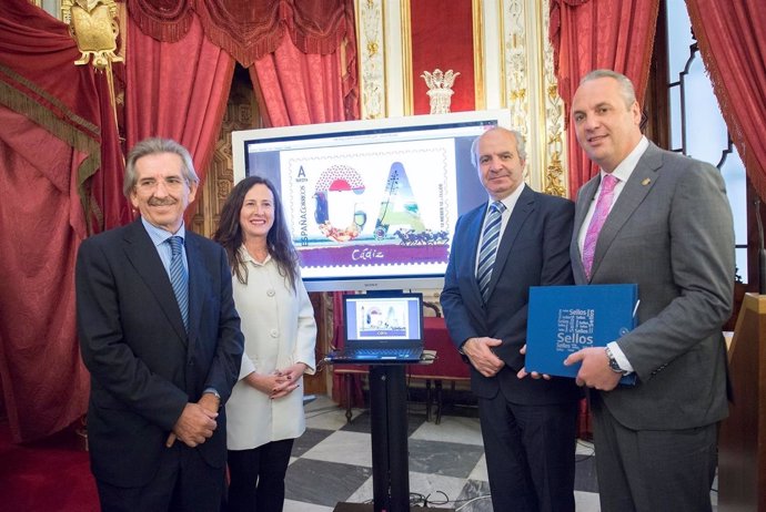 Presentación del sello que Correos dedica a la provincia de Cádiz