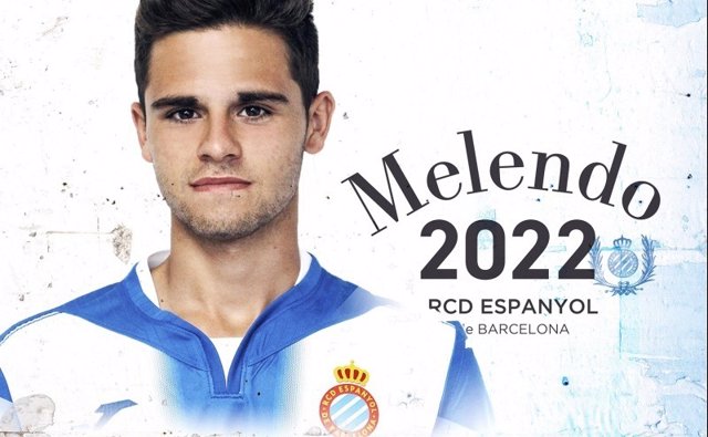 Óscar Melendo, jugador del filial del Espanyol