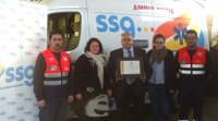 La UTE SSG-SSGA es galardonada por su baja siniestralidad con el premio de Mutua Intercomarcal