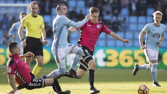 Iago Aspas en el Celta - Alavés