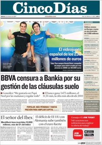 Las portadas de los periódicos económicos de hoy, jueves 2 de febrero