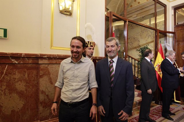 Pablo Iglesias y Julio Rodríguez 