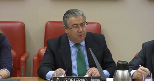 El ministro del Interior Igancio Zoido en la Comisión de Seguridad Vial