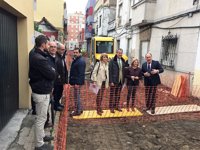 García inspecciona obras del Plan Invierte en Algeciras, con 268.000 euros de inversión