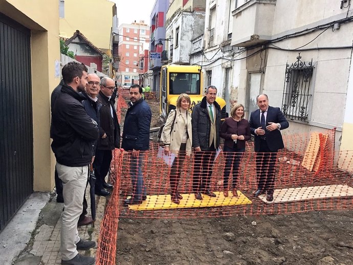 García visita obras del Plan Invierte en Algeciras