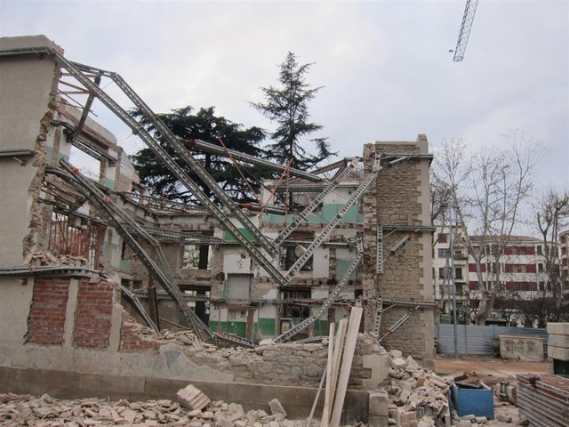 Derrumbe parcial 'Casa del Cuento'