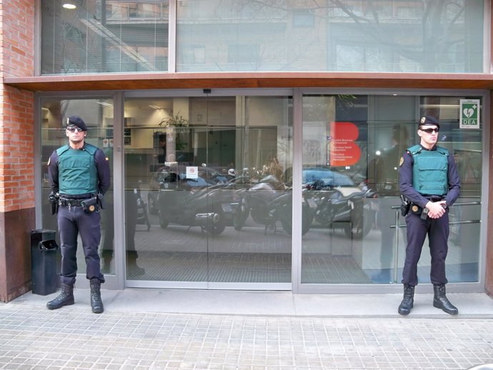 Registro de la Guardia Civil en Bimsa