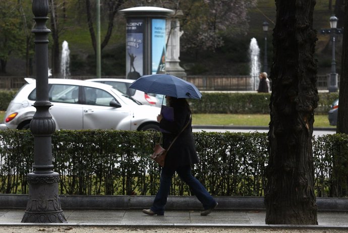 Lluvia en Madrid