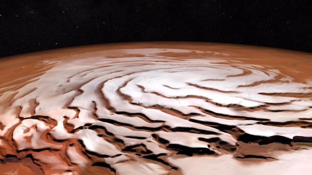 Casquete polar norte de Marte
