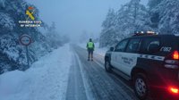 Guardia Civil realiza 720 auxilios en carretera y rescates en el temporal de nieve en Teruel