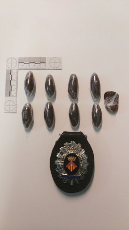 La intervención de la policía de Sant Cugat de 79 gramos de hachís