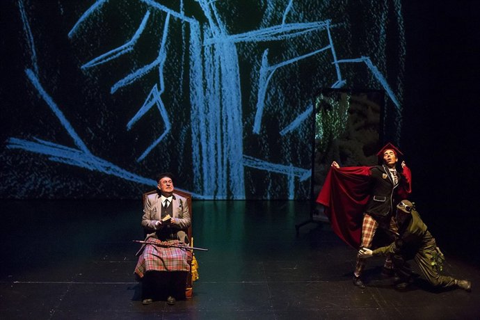 Ensayo en el Teatro Echegaray de la obra 'Los puercos'