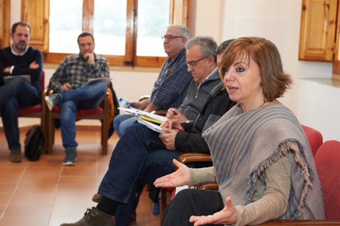 Meritxell Borràs en el Monasterio de les Avellanes