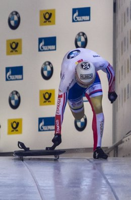 Ander Mirambell, piloto español de Skeleton