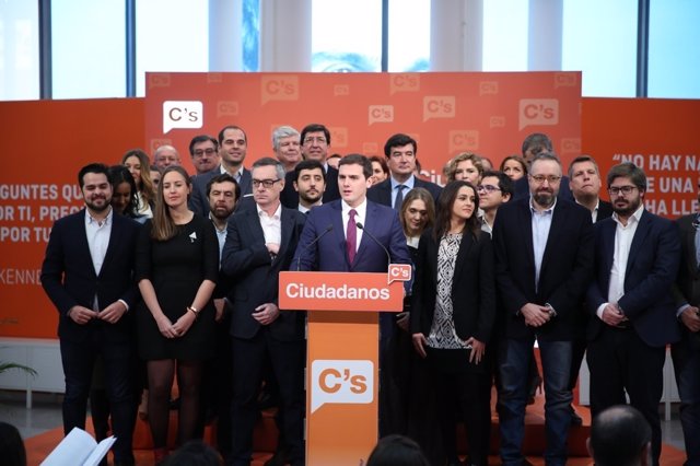 Albert Rivera presenta su equipo para la Ejecutiva del partido