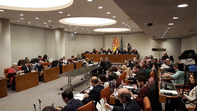 Ple de la Diputación de Barcelona de gener