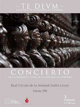 Cartel del concierto 'Te Deum, la música de la Catedral'