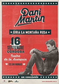 A la venta desde este viernes las entradas para el concierto de Dani Martín en Córdoba
