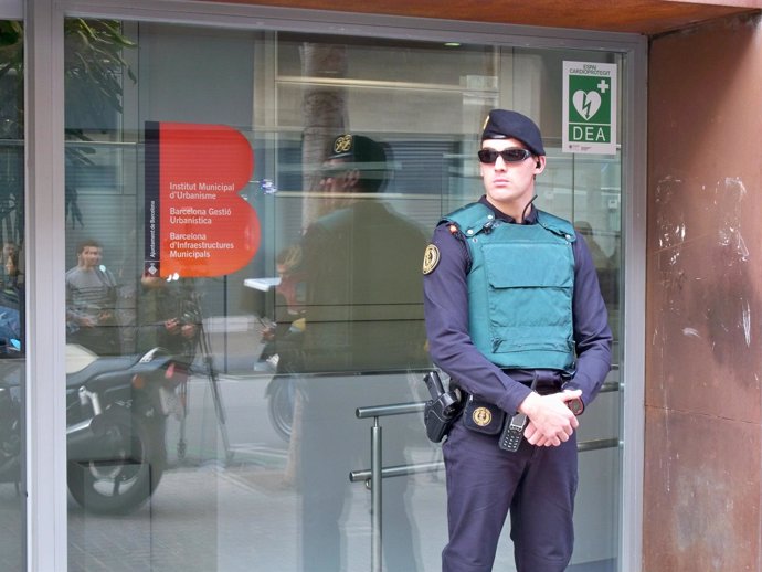 Registro de la Guardia Civil en Bimsa