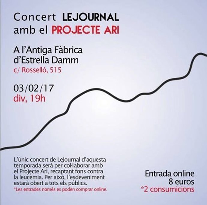 Concierto solidario de LeJournal para el Proyecto ARI