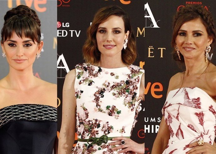 Penélope Cruz, Natalia Molina y Goya Toledo/ Europa Press