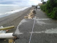 Comienzan en Málaga las actuaciones de emergencia en las playas de los municipios afectados por temporal