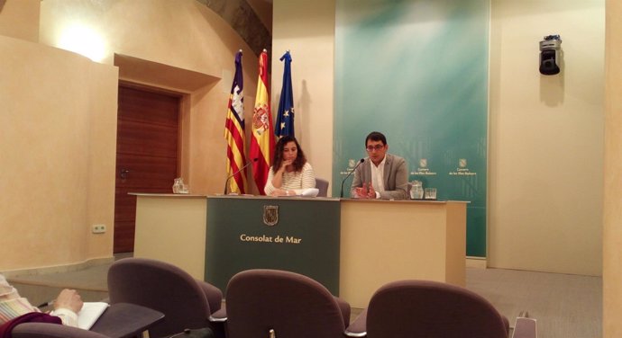 Negueruela y Costa tras el Consell de Govern
