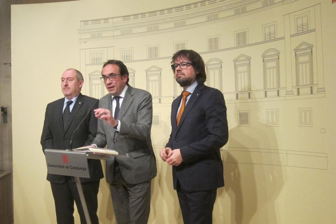 Joan Aregio, Josep Rull i Ricard Font