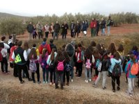 Escolares participan en el Día de los Humedales en Laguna Honda, Alcaudete (Jaén)