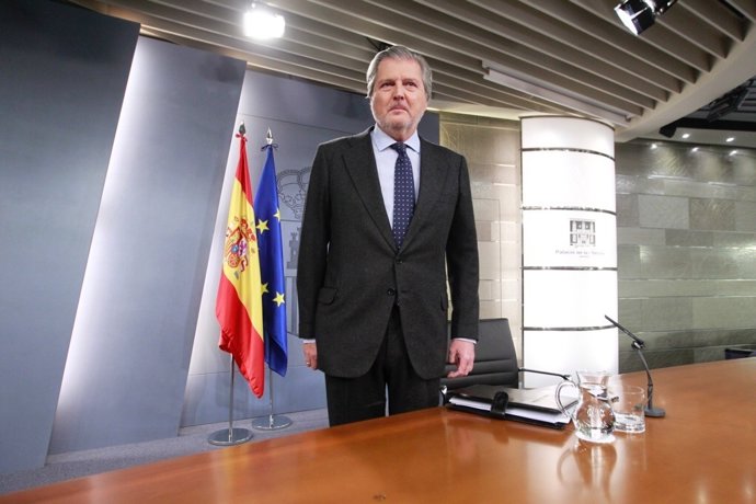 Roda de premsa d'Iñigo Méndez de Vigo després del Consell de Ministres