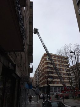 Actuación de Bomberos en Salamanca