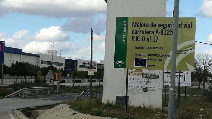 A punto las obras de la carretera de Morón.