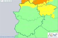 El norte de Cáceres, en aviso amarillo este sábado por lluvia