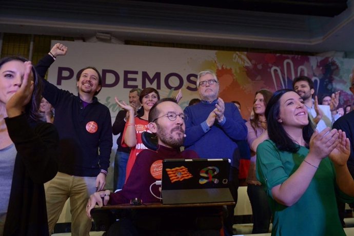 Pablo Iglesias, líder de Podem, presenta candidatura per Vistalegre II