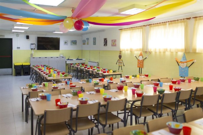 Colegio, escuela, primaria, infantil, niño, niña, niños, comedor escolar