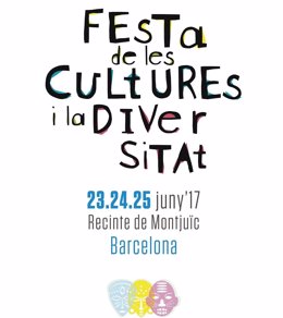 Cartel de la Festa de les Cultures i la Diversitat 2017