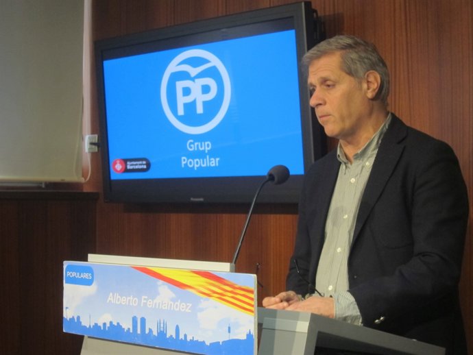 El líder del PP a l'Ajuntament de Barcelona, Alberto Fernández