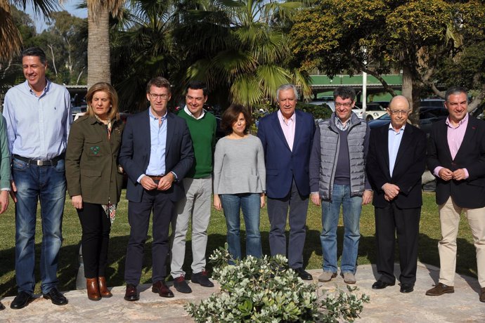 Acto del PP en Málaga con Soraya Sáenz de Santamaría y Juanma Moreno