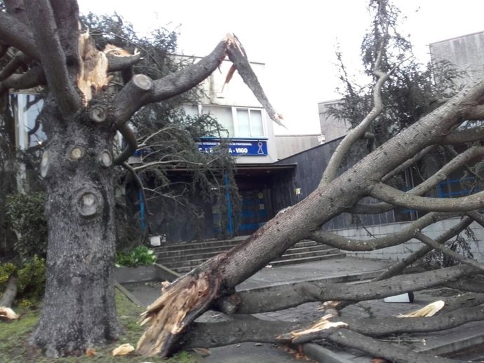 Temporal en Vigo
