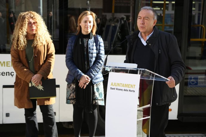 Els alcaldes Maite Aymerich i Antoni Poveda