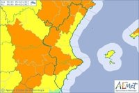 Las rachas de viento en el interior de la Comunitat superan los 100 km/h