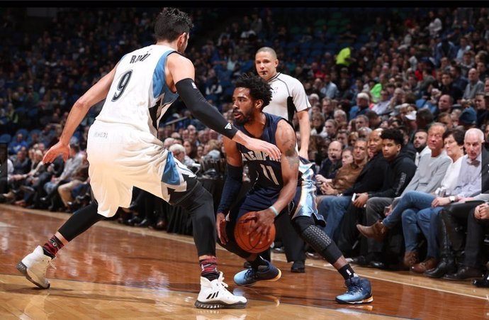 Ricky Rubio Minnesota Timberwolves Memphis Grizzlies