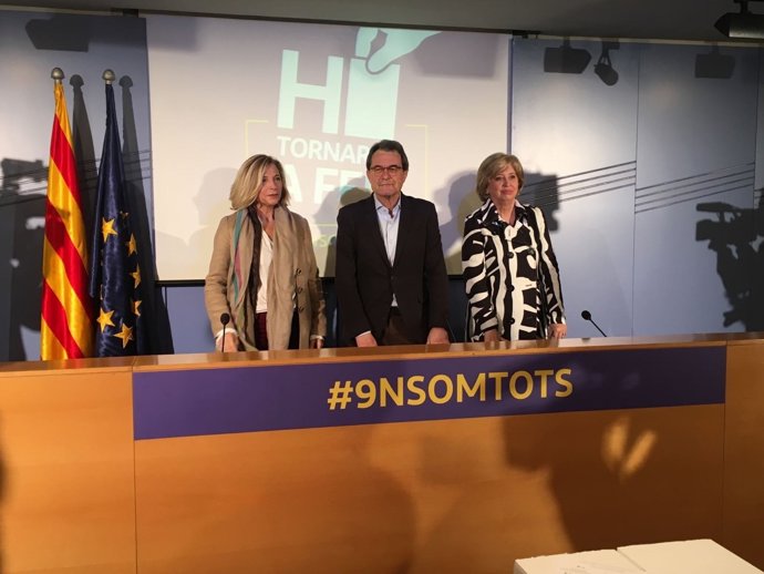 Joana Ortega, Artur Mas i Irene Rigau